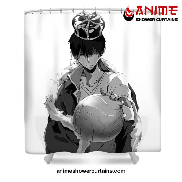 King Kageyama Tobio Shower Curtain W59 X H71 / White