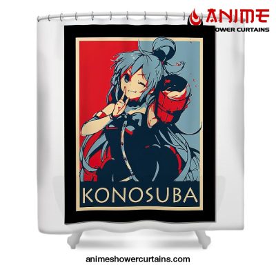 Konosuba Aqua Shower Curtain