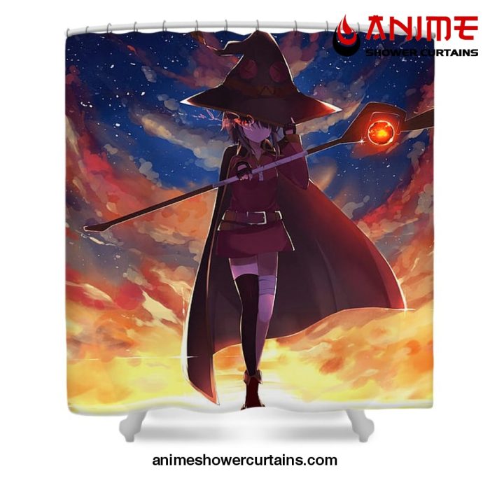 Konosuba Megumin Travel Shower Curtain