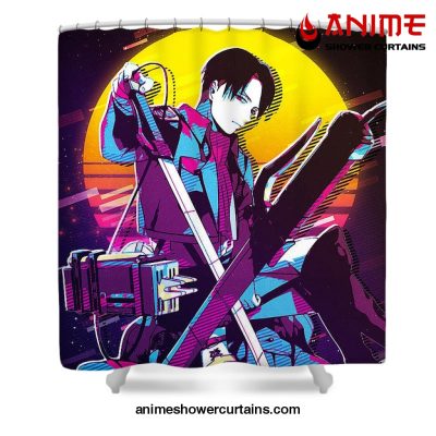 Levi Graphic Style Shower Curtain