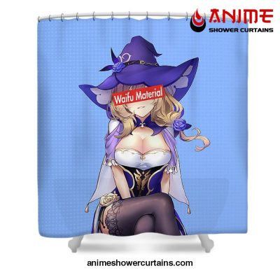 Lisa Waifu Genshin Impact Shower Curtain