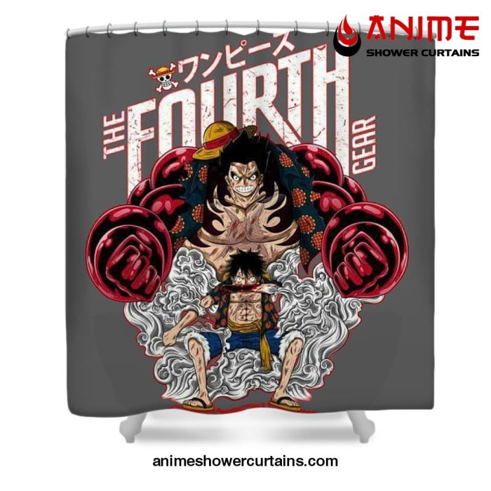 Luffy Gear 4 Shower Curtain W59 X H71 / Gray