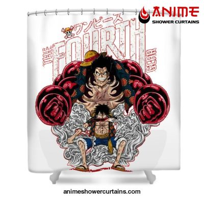 Luffy Gear 4 Shower Curtain W59 X H71 / White