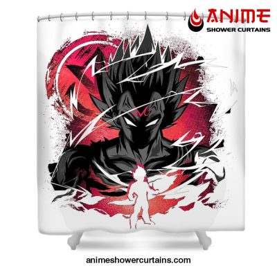 Majin Vegeta Shower Curtain W59 X H71 / White