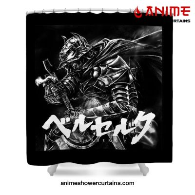 Manga Berserk Shower Curtain W59 X H71 / Black