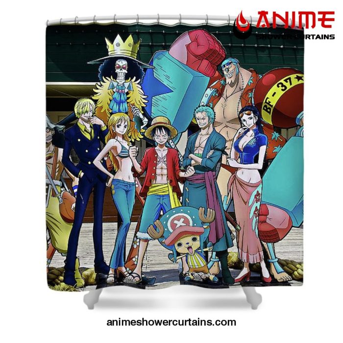 Members Of The Straw Hat Pirates Shower Curtain