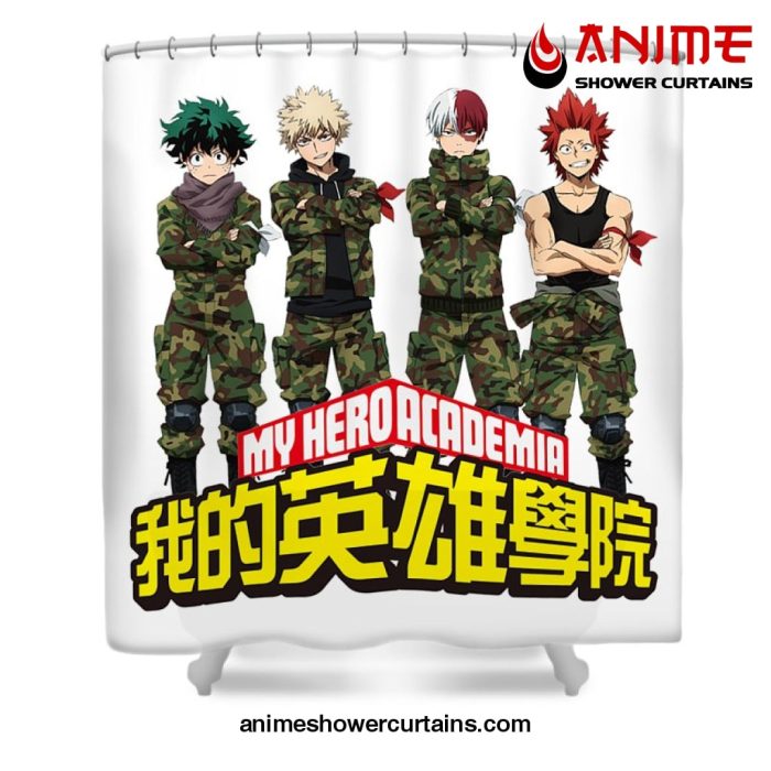 Mha Boku No Hero Shower Curtain W59 X H71 / White