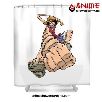 Monkey D. Luffy 70S Shower Curtain W59 X H71 / White