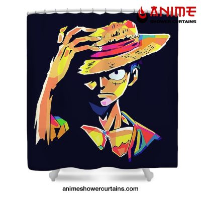 Monkey D. Luffy Artwork Shower Curtain