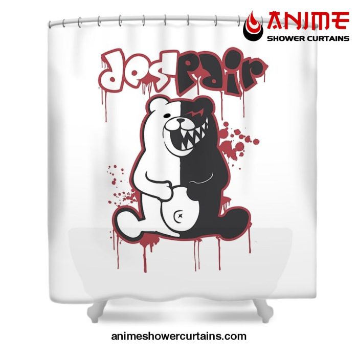 Monokuma Shower Curtain W59 X H71 / White