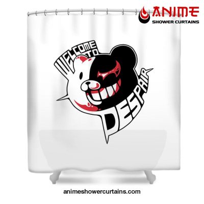 Monokuma Welcome To Despair Shower Curtain W59 X H71 / White