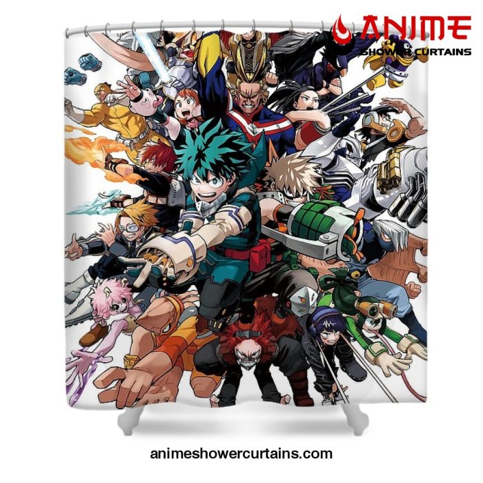 My Hero Academia All Cast Shower Curtain