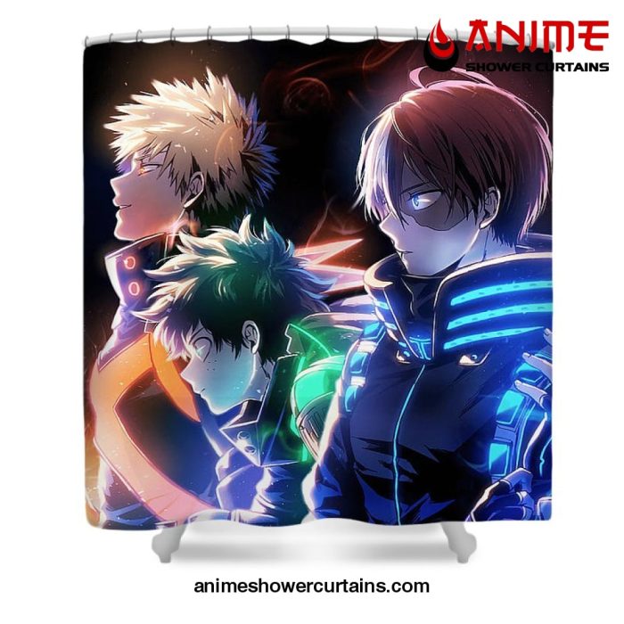 My Hero Academia Canvas Print Shower Curtain