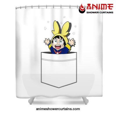 My Hero Academia Izuku In Pocket Shower Curtain W59 X H71 / White