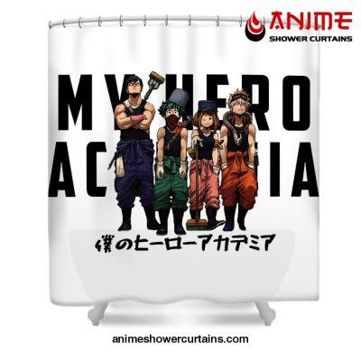 My Hero Academia Main Cast Shower Curtain W59 X H71 / White