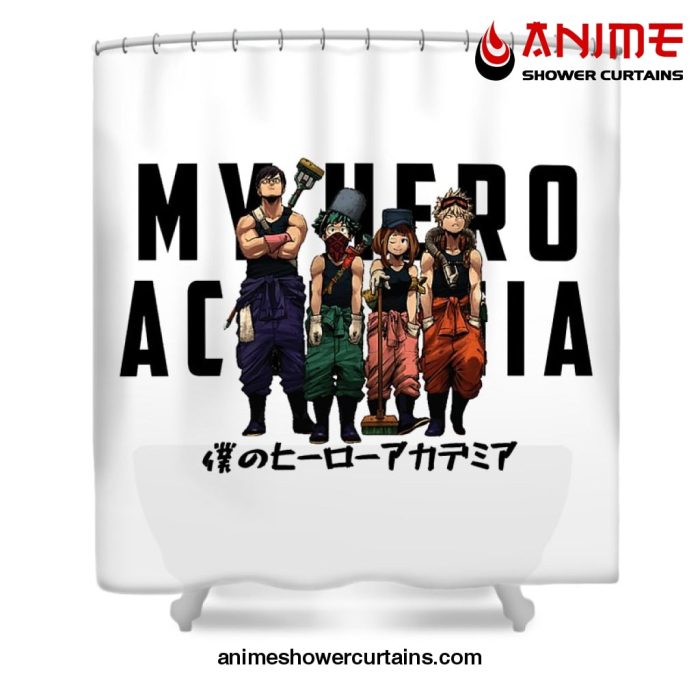 My Hero Academia Shower Curtain W59 X H71 / White