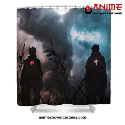 Naruto Sasuke Print Shower Curtain