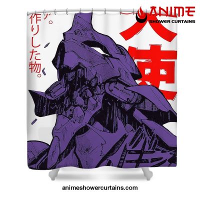 Neon Genesis Evangelion Unit 1 Berserk Shower Curtain