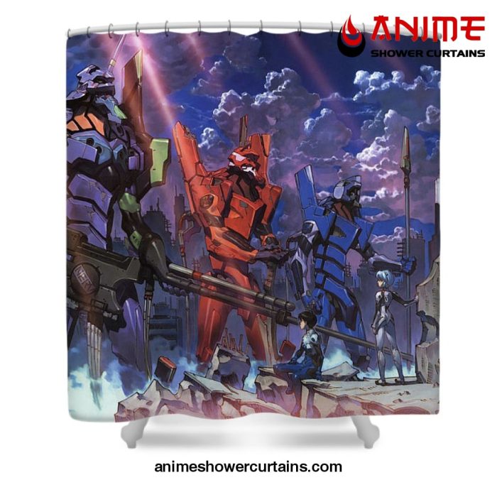 Neon Genesis Evangelion Unit Shower Curtain