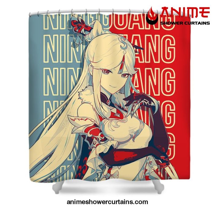 Ningguang Genshin Impact Shower Curtain