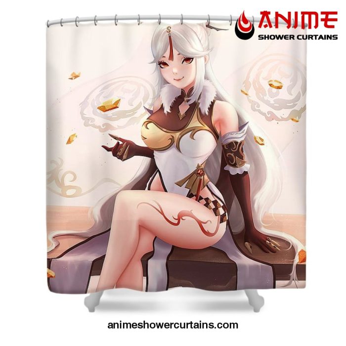 Ningguang Genshin Impact Shower Curtain