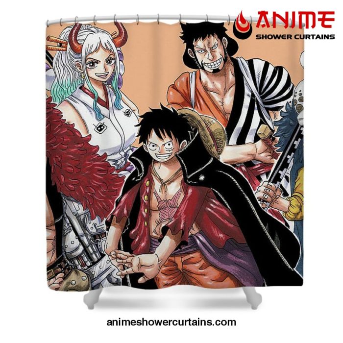 One Piece Cast Shower Curtain