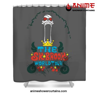 One Piece Soul King Brook Shower Curtain W59 X H71 / Gray