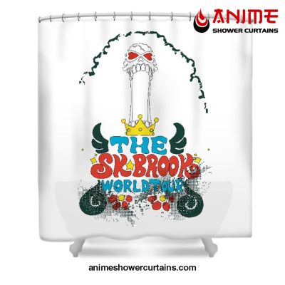 One Piece Soul King Brook Shower Curtain W59 X H71 / White