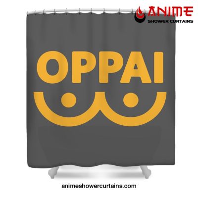 Oppai Shower Curtain W59 X H71 / Gray