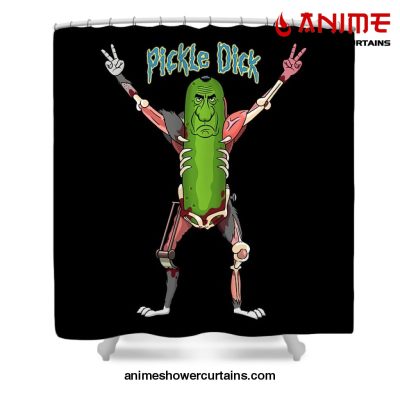 Pickle Dick Shower Curtain W59 X H71 / Black