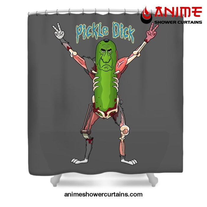 Pickle Dick Shower Curtain W59 X H71 / Gray