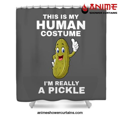 Pickle Shower Curtain W59 X H71 / Gray