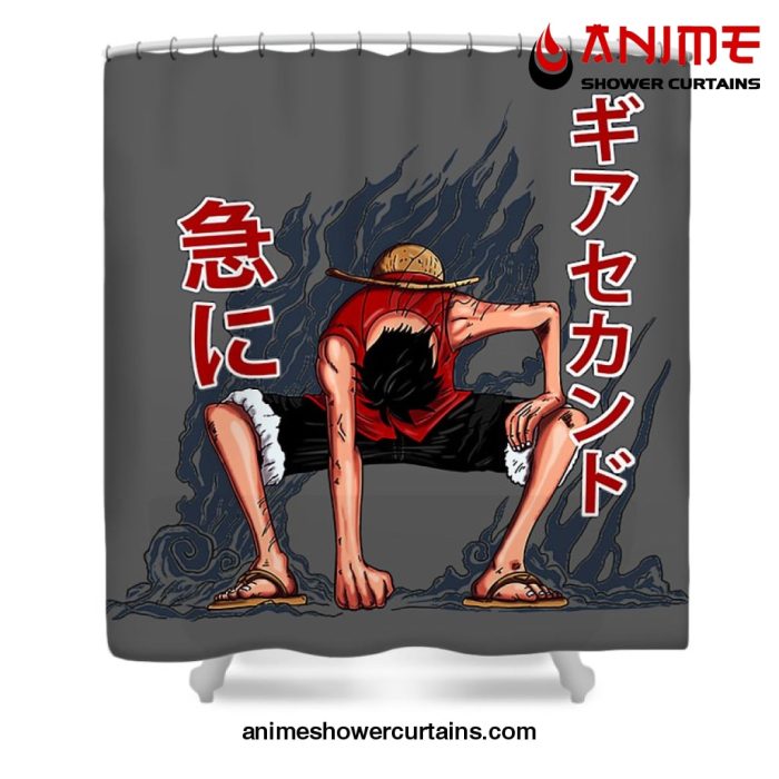 Pirate Otaku Shower Curtain W59 X H71 / Gray