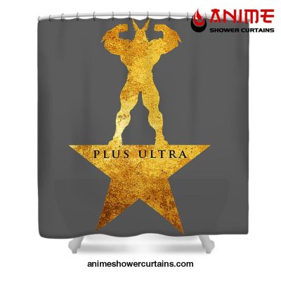 Plus Ultra All Might Shower Curtain W59 X H71 / Gray