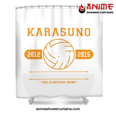 Property Of Karasuno Volleyball Club Shower Curtain W59 X H71 / White