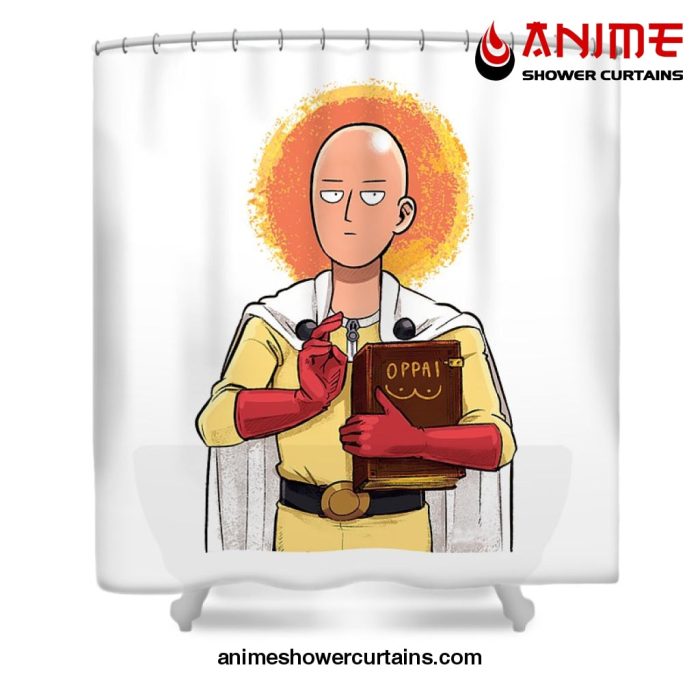 Prophet Saitama Shower Curtain W59 X H71 / White