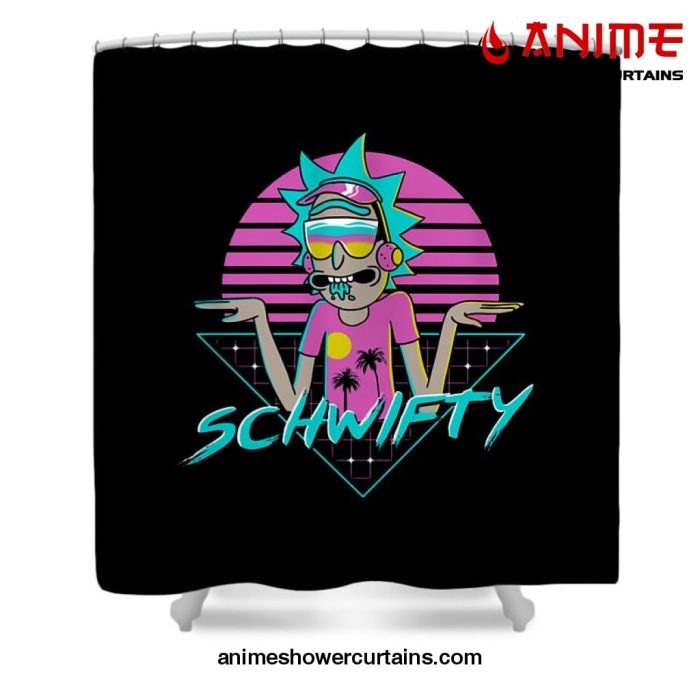 Rad Schwifty Shower Curtain W59 X H71 / Black