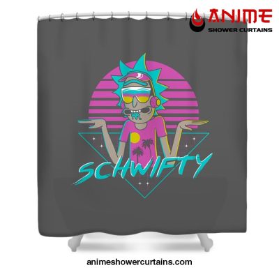 Rad Schwifty Shower Curtain W59 X H71 / Gray