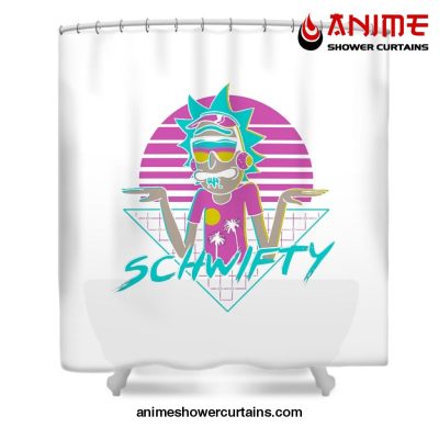 Rad Schwifty Shower Curtain W59 X H71 / White