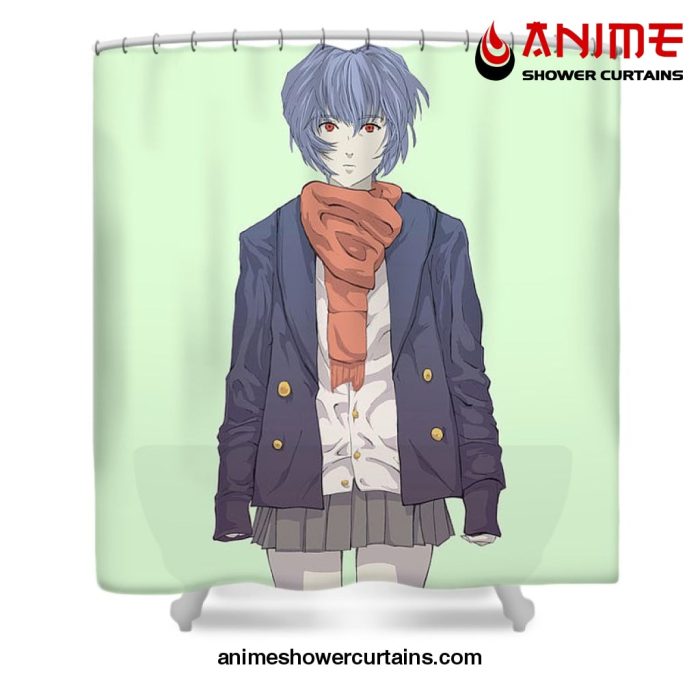 Rei Ayanami Shower Curtain