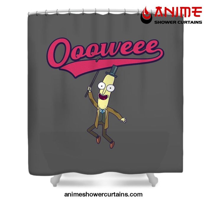 Rick And Morty Oooweee Shower Curtain W59 X H71 / Gray