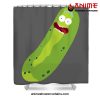 Rick And Morty Pickle Shower Curtain W59 X H71 / Gray