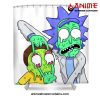 Rick And Morty Pullover Shower Curtain W59 X H71 / White