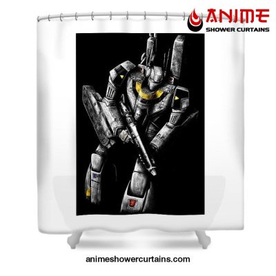 Robotech Shower Curtain W59 X H71 / White