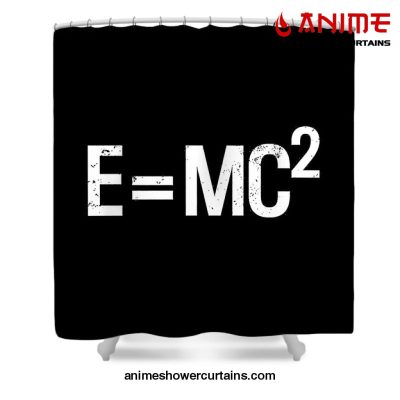 Run Emc2 Shower Curtain W59 X H71 / Black