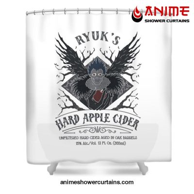 Ryuks Hard Apple Cider Shower Curtain W59 X H71 / White