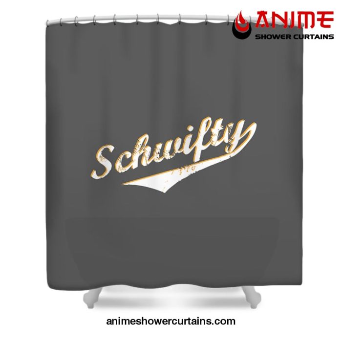 Schwifty Shower Curtain W59 X H71 / Gray