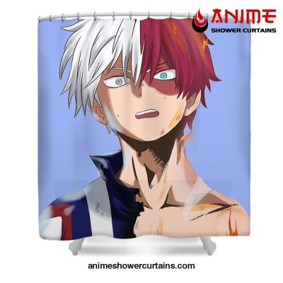 Shoto Todoroki Portrait Shower Curtain