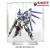 Simple Gundam Shower Curtain W59 X H71 / White