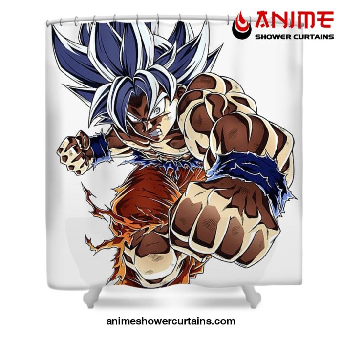 Son Goku Ultra Instinct Shower Curtain